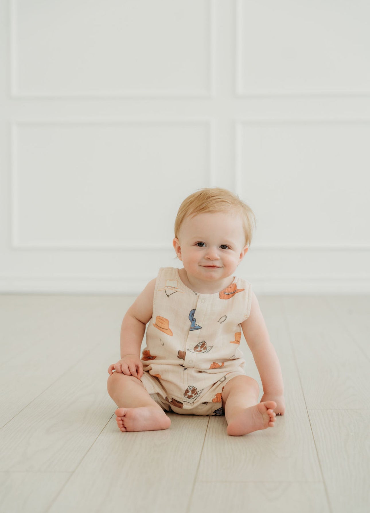Western Muslin Shortie Romper